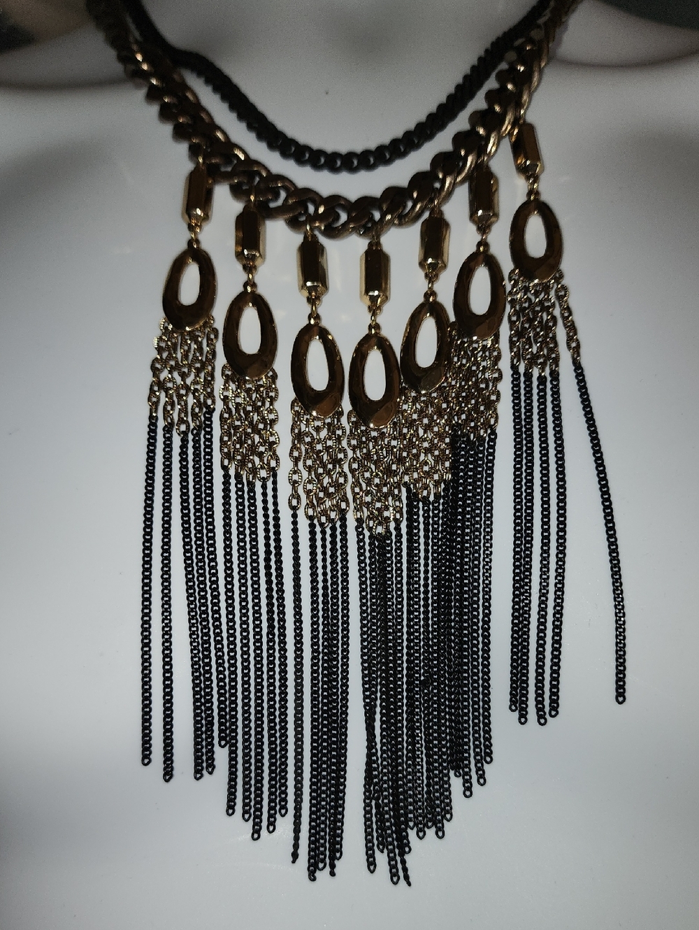 Stella & Dot Lilith Fringe Statement Necklace - Picture 9 of 9